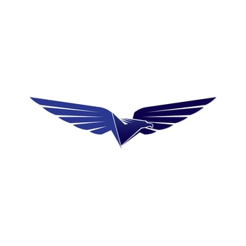Falcon Wings Logo Template vector icon logo design app