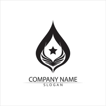 Falcon Logo Template vector