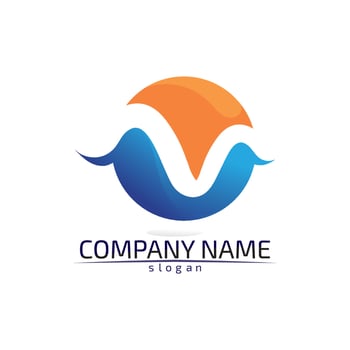 water drop Logo Template vector illustration design