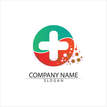 Hospital logo and symbols template icons app vector