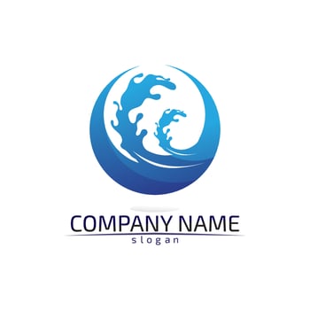 water drop Logo Template vector illustration design