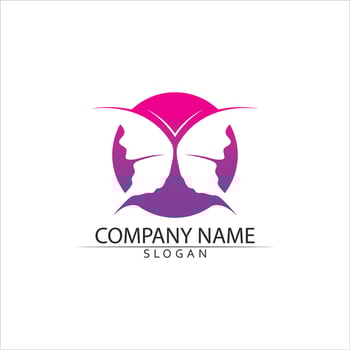 Beauty Butterfly icon design vector