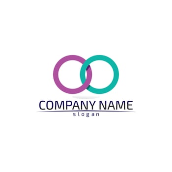infinity logo and symbol template icons app vector