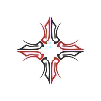 tribal ethnic tattoo icon vector illustration design logo