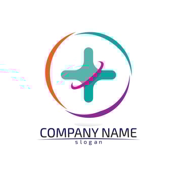 Hospital logo and symbols template icons app vector