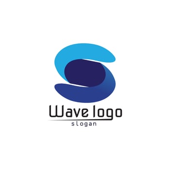 Waves beach logo and symbols template icons app vector
