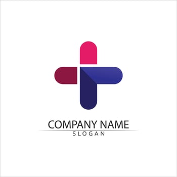 Hospital logo and symbols template icons app vector