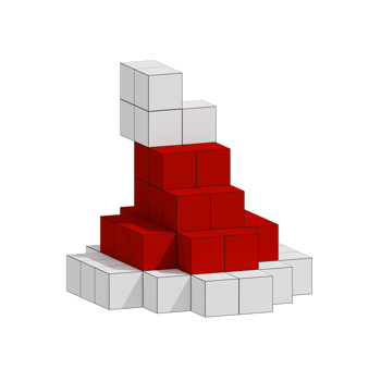 3d voxel icon christmas illustration concept icon render png