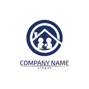 health logo care, medical, medicine, meditation and hospital design icon vector
