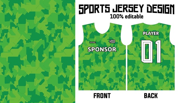 jersey design abstract pattern for sport uniform vector