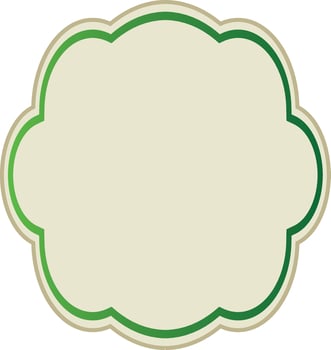 Bank sticker, tag or label design. vector