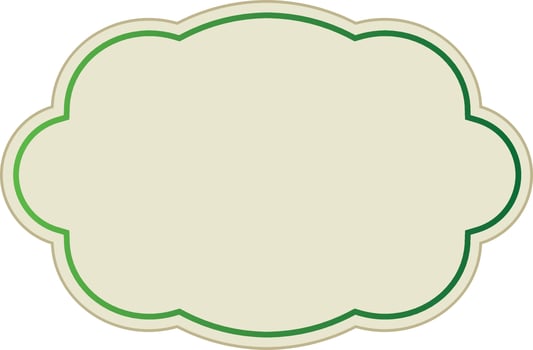 Sticker, tag or label design. vector