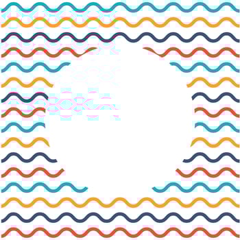Colorful Wavy line background with space for your text. vector