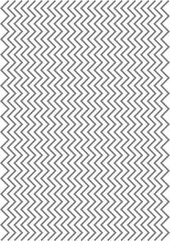 Black zigzag lines on white background in flat style. vector