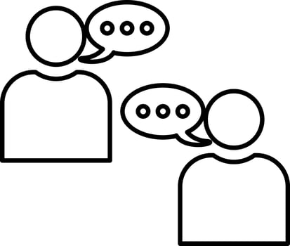 People advertising their product icon for advertisement concept. vector