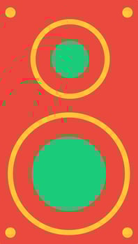 Flat style audio sound speaker. vector