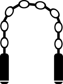 Isolated nanchaku icon or symbol. vector