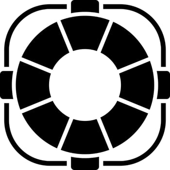 Vector illustration of lifesaver icon.