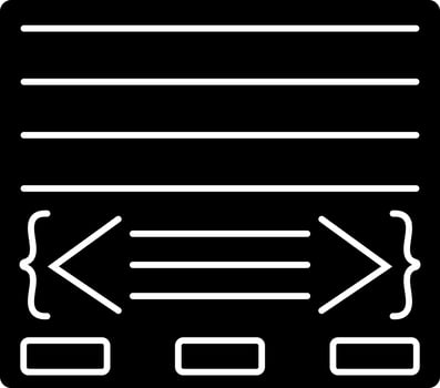 Vector illustration of programming icon.