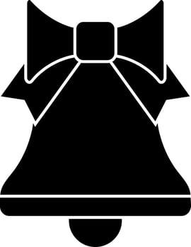 Jingle bell icon or symbol. vector