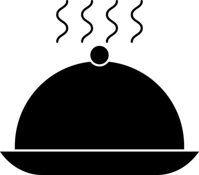 Vector sign or symbol of cloche.