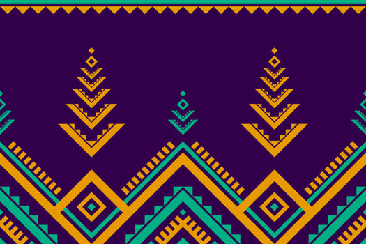 Abstract ethnic Aztec style. Ethnic geometric seamless pattern in tribal. American, Mexican style. vector