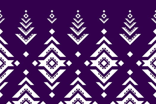 Fabric Mexican style. Geometric ethnic seamless pattern traditional. Aztec tribal ornament print. vector