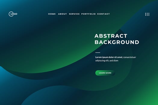 Abstract Background Wave, created this piece with a modern and minimalist aesthetic in mind. perfect for a landing page or web app. It would also make a great mobile app background. vector