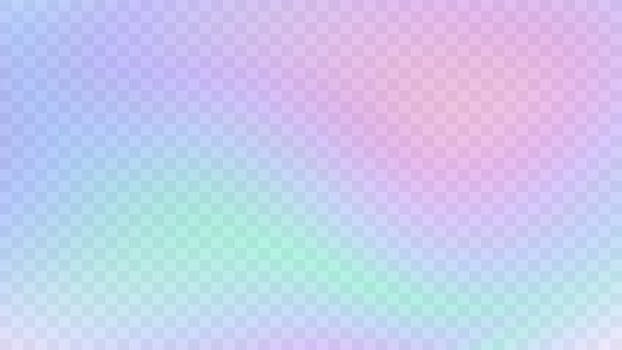 Modern blurred gradient background in trendy retro 90s, 00s style. Y2K aesthetic. Rainbow light prism effect. Hologram reflection. Poster template for social media posts, digital marketing vector