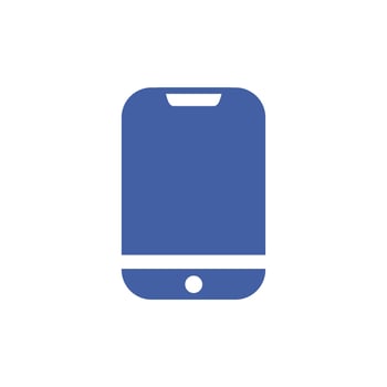 Mobile icon vector