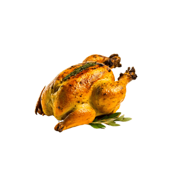 whole chicken roast png AI generative