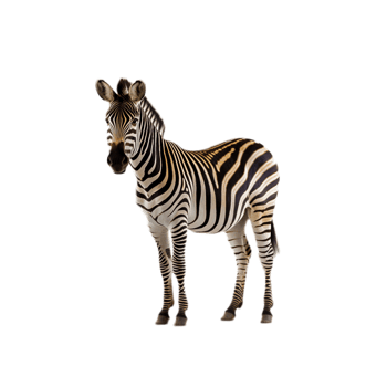 zebra png AI generative