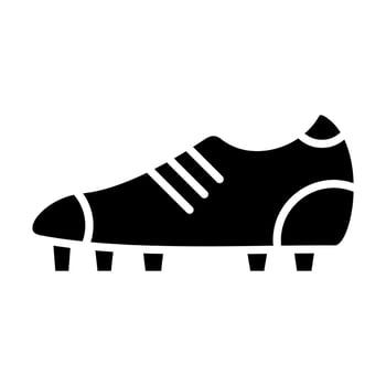 Football Boots Glyph Icon Design vector