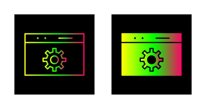 Unique Web Optimization Vector Icon