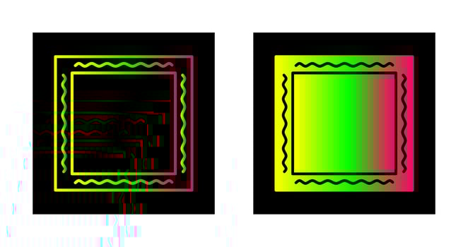 Unique Frame Vector Icon
