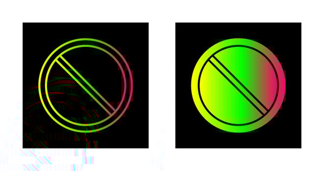 Prohibited Vector Icon