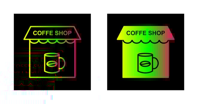 Coffee Shop Vector Icon