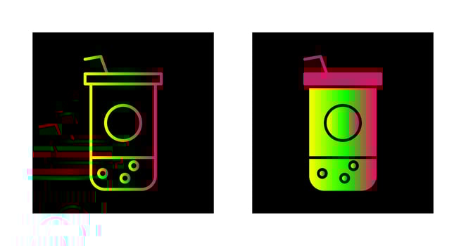 Chocolate Shake Vector Icon