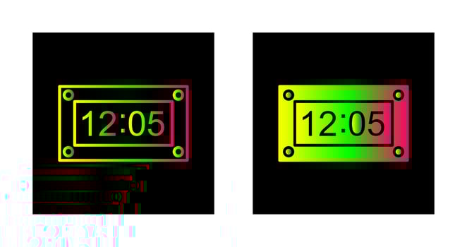 Unique Timer Vector Icon