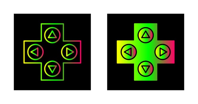 Unique Gaming Control Vector Icon