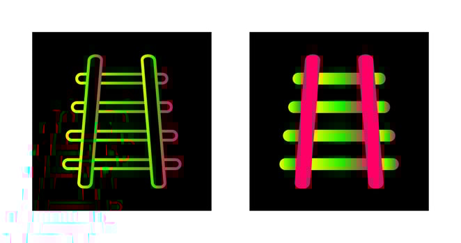 Train Tracks Vector Icon