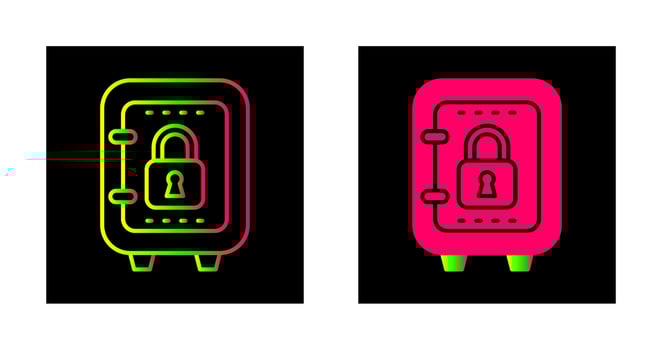Safe Box Vector Icon