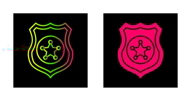 Police shield Vector Icon