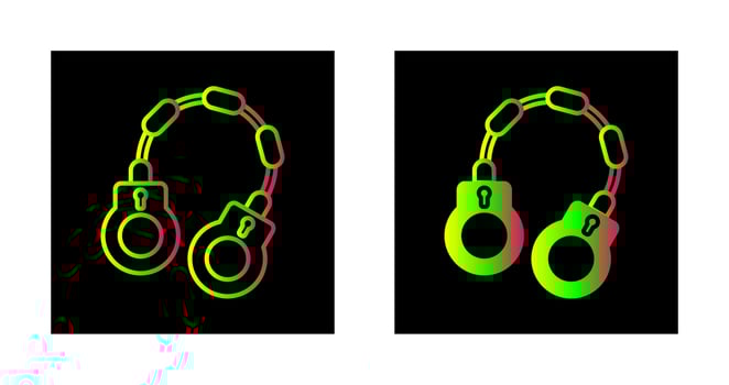Handcuff Vector Icon