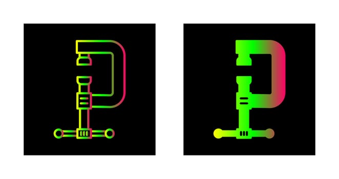 Clamp Vector Icon