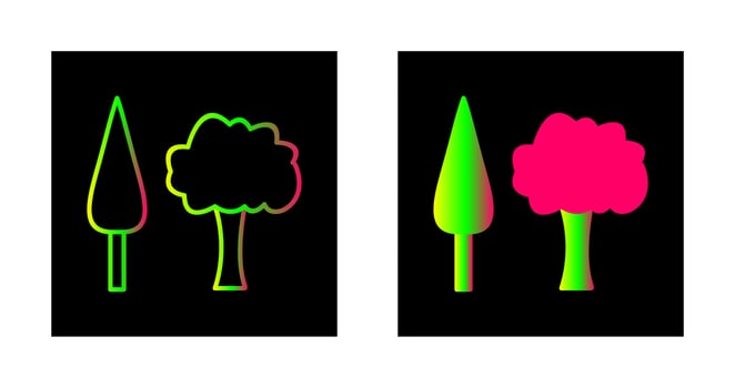 Trees Vector Icon