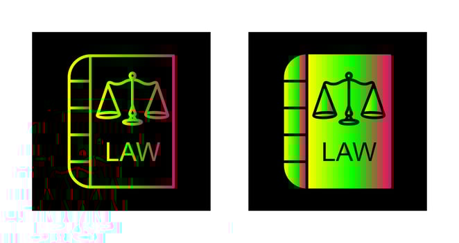 Law and Order Vector Icon
