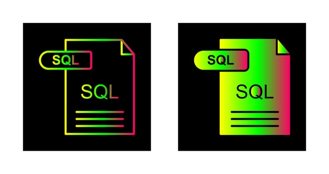 SQL Vector Icon