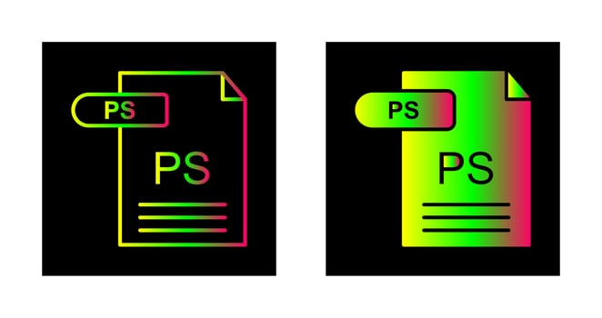 PS Vector Icon