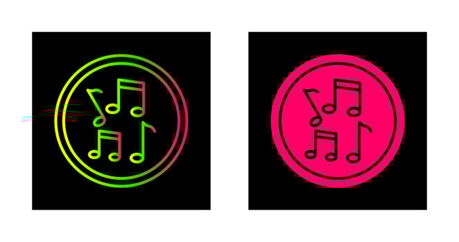 Musical Notes Vector Icon